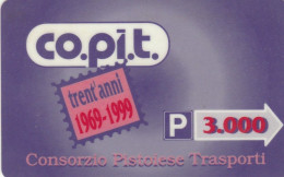 BIGLIETTO PARCHEGGIO COPIT PISTOIA (PY3252 - Other & Unclassified