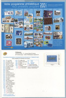 2009 CALENDRIER DES EMISSIONS 1er JOUR DU 1ER SEMESTRE - Prêts-à-poster:Stamped On Demand & Semi-official Overprinting (1995-...)