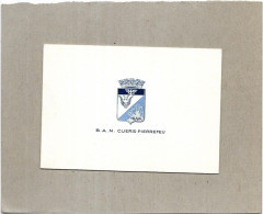 D 83.  CUERS. B. A. N. CUERS PIERREFEU. CARTE DOUBLE - Cuers