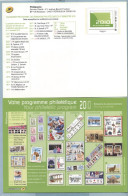 2010 CALENDRIER DES EMISSIONS 1er JOUR DU 2ème SEMESTRE - Prêts-à-poster:Stamped On Demand & Semi-official Overprinting (1995-...)