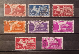 Italia 1945 - 1952 Espressi Serie Democratica Usati - Express-post/pneumatisch