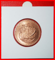 * SHIP (1963-1980): CYPRUS  5 MILS 1963 UNC MINT LUSTRE! IN HOLDER!  · LOW START ·  NO RESERVE! - Chipre