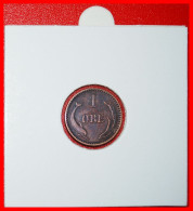 * DOLPHIN (1874-1906): DENMARK  1 ORE 1891! CHRISTIAN IX (1863-1906) IN HOLDER! · LOW START ·  NO RESERVE! - Danemark