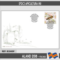 B1048# Aland 2018 [FDC] Apicultura (N) - FDC