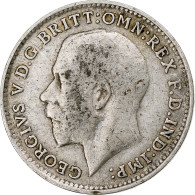 Grande-Bretagne, George V, 3 Pence, 1916, TB+, Argent, KM:813 - F. 3 Pence