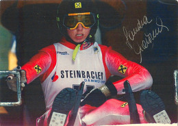 Autogramm AK Rodeln Naturbahn-Rennrodlerin Sandra Mariner Innsbruck Tirol Inzing Österreich Austria Faire De La Luge FIL - Sports D'hiver