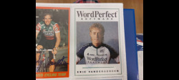 Eric Vanderaerden 10x15 Autografo Autograph Signed - Cyclisme