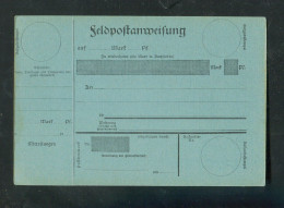 "DEUTSCHES REICH" Feldpostanweisung Unbenutzt (4558) - Feldpost (franchigia Postale)