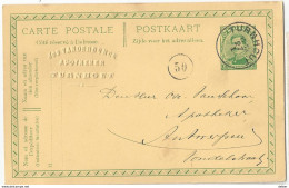 9Dp-431: TURNHOUT 11-12 27 I ___: Geen Jaar: Noodstempel  > Antwerpen - Fortuna (1919)