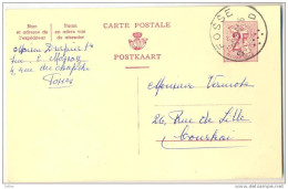 _Nx340: 2,F Carte Postale POSTKAART:  D  FOSSE   D 16-3-61   > Courtrai - Cartes Postales 1951-..