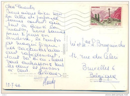 _2n724 N° 166 / Carte Postale: N° 1493 VALLS D'ANDORRA ...Vista Parcial... > Bruxelles - Cartas & Documentos