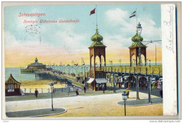 3PK-934: SCHEVENINGEN - Koningin Wilhelmina Wandelhoofd ( In De Goede Tijd) 1ct: SCHEVENINGEN KURHAUS > ZALTBOMMEL 1904 - Scheveningen