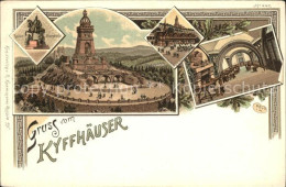 42525940 Kyffhaeuser Kaiser Wilhelm Denkmal Reiterstandbild Restaurant Barbaross - Bad Frankenhausen