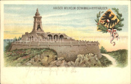 42525938 Kyffhaeuser Kaiser Wilhelm Denkmal Sammelpostkarte Des Deutschen Kriege - Bad Frankenhausen