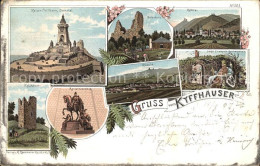 42524997 Kyffhaeuser Kaiser Wilhelm Denkmal Reiterstandbild Rotenburg Ruine Barb - Bad Frankenhausen