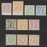 Thurn Und Taxis, Lot Mit 10 Postfrische Werten - Nuovi