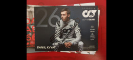 Daniil Kvyat Autografo Autograph Signed - Autosport - F1