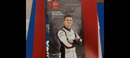 Oliver Rowland Autografo Autograph Signed - Autosport - F1