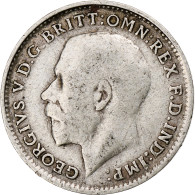 Grande-Bretagne, George V, 3 Pence, 1917, TB+, Argent, KM:813 - F. 3 Pence