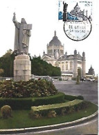 France & Maximum Card, Basilique De Lisieux, Lisieux 1960 (77876) - Christianisme