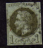 France - Colonies - Emissions Generales - 1 C. Napoleon IIII Oblitere - Napoleon III