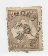25826) Australia Kangaroo Roo 3rd Watermark 1916 Brown - Gebraucht