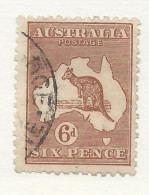 25829) Australia Kangaroo Roo 3rd Watermark 1923 - Oblitérés