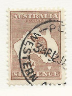 25831) Australia Kangaroo Roo Multiple Small Crown 1929 - Gebruikt