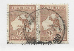 25833) Australia Kangaroo Roo Multiple Small Crown 1929 - Gebruikt
