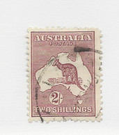 25843) Australia Kangaroo Roo Multiple Small Crown 1929 - Usati