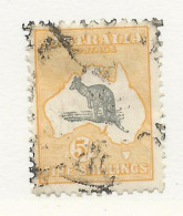 25846) Australia Kangaroo Roo Multiple Small Crown 1929 - Usati