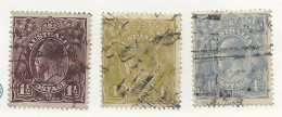 25859) Australia George V  1st Watermark Crown A  1918-24 - Used Stamps