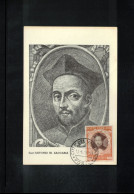 Vatican 1946 Saint Antonio M. Zaccaria Carte Maximum - Cartes-Maximum (CM)
