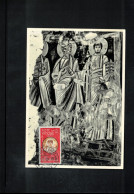 Vatican 1949 Painting Of Saint Laurentius Carte Maximum - Maximumkaarten