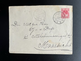 NETHERLANDS 1909 LETTER ZEIST TO MAASTRICHT 20-07-1909 NEDERLAND - Covers & Documents