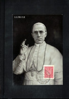 Vatican 1940 Pope Pius XII Carte Maximum - Cartes-Maximum (CM)