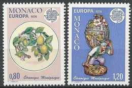 Monaco 1976 Europa CEPT (**)  Mi 1230-31 - € 3,-, Y&T 1062-63 - € 3,50 - 1976