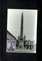 Vatican 1959 Roman Obelisk San Giovanni Carte Maximum - Maximumkaarten