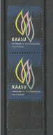 FINLAND FINNLAND Kaasu Fire Safety Propaganda Vignette Reklamemarke As Pair MNH - Erinnophilie