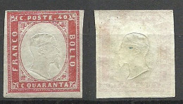 ITALY Italia Sardinia Sardinien 1863 Michel 13 (*) - Sardegna