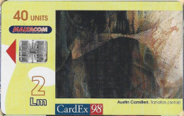 MALTA - MT-MLT-0082, Painting By Austin Camilleri, Cardex 98, Puzzles, 40U, 10,000ex, 11/98, Used - Malte