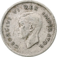 Afrique Du Sud, George VI, 3 Pence, 1938, TTB, Argent, KM:26 - South Africa