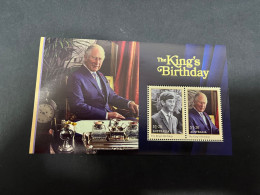 25-12-2023 (stamp) Australia (mint / Neuf) King Charles Birthday Mini-sheet - Unused Stamps