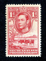 611 BCXX 1938 Scott # 125 Mlh* (offers Welcome) - 1885-1964 Bechuanaland Protettorato