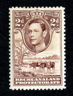 613 BCXX 1938 Scott # 127 Mlh* (offers Welcome) - 1885-1964 Bechuanaland Protectorate