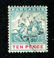 633 BCXX 1892 Scott # 78 Used (offers Welcome) - Barbados (...-1966)