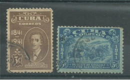 230045529  CUBA  YVERT  Nº274/275 - Usados