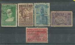 230045532  CUBA  YVERT  Nº289/293 - Used Stamps