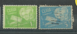 230045543  CUBA  YVERT  Nº293A + Nº293C - Usati