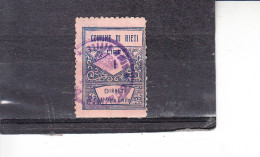 RIETI - Municipio - Marca "diritti Stato Civile" - Revenue Stamps